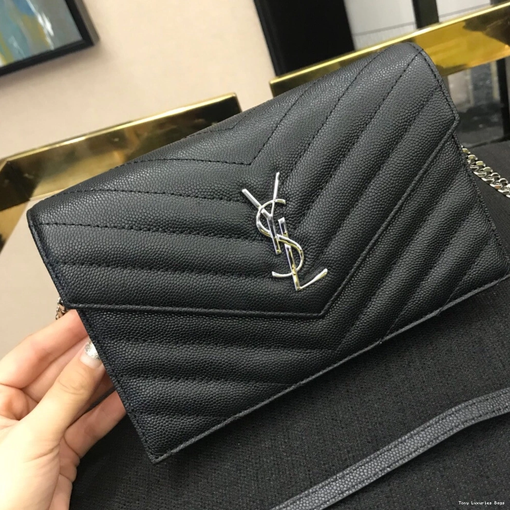 Tony Luxuries CHAIN YSL CASSANDRE WALLET MATELASSÉ 0815